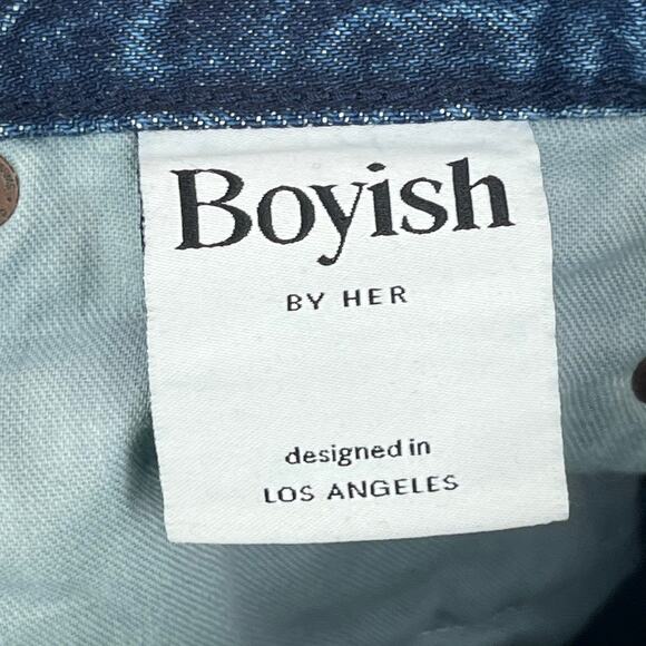 Boyish Jeans Bailey Size 26 Hard Days Night Carpenter Straight Leg Cropped - Picture 7 of 8